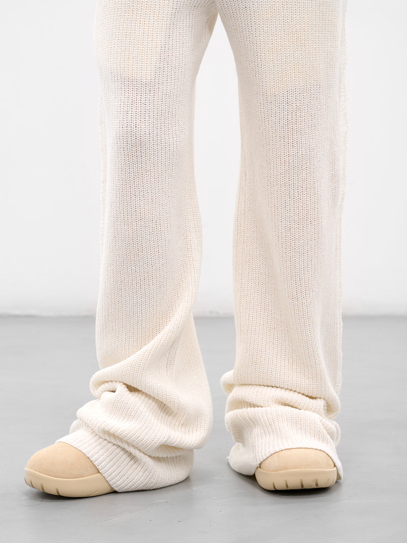 White Knit Mello Sweatpants (AMPF2546-MELLO-MILK)