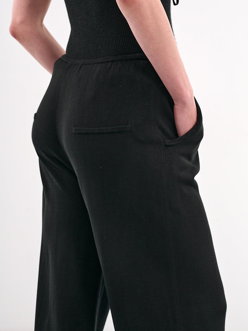 Slouchy Knit Pants (AMSS2542-BLACK)