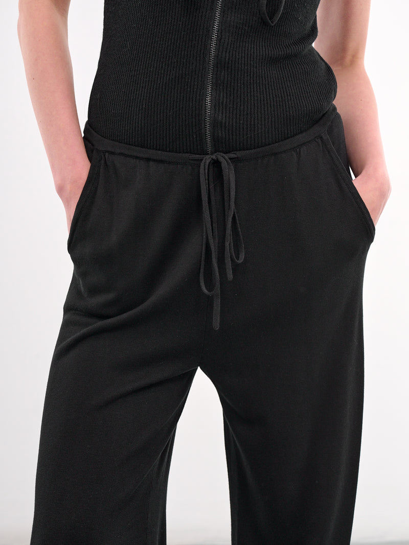 Slouchy Knit Pants (AMSS2542-BLACK)