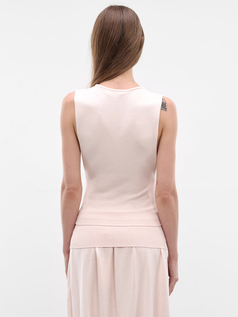 Pink Anis V-Neck Tank Top (AMSS2666-ANIS-PINK)