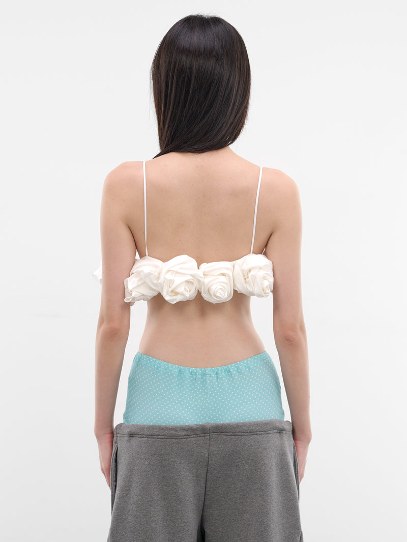 White Rose Wedding Bustier Top (AN001AC26SSWHT-WHITE)