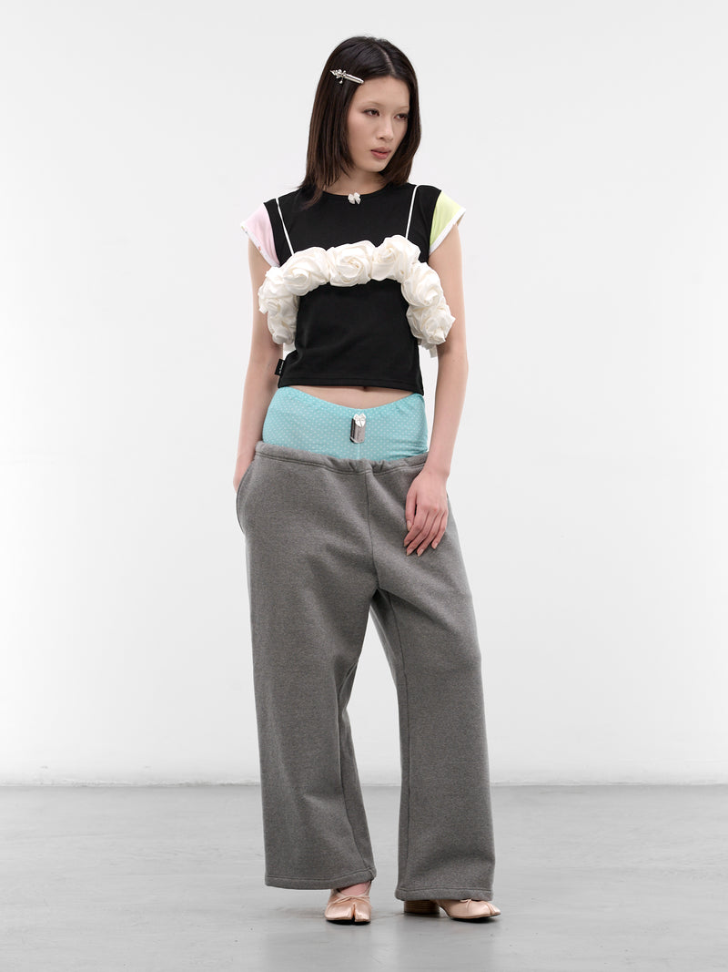 White Rose Wedding Bustier Top (AN001AC26SSWHT-WHITE)