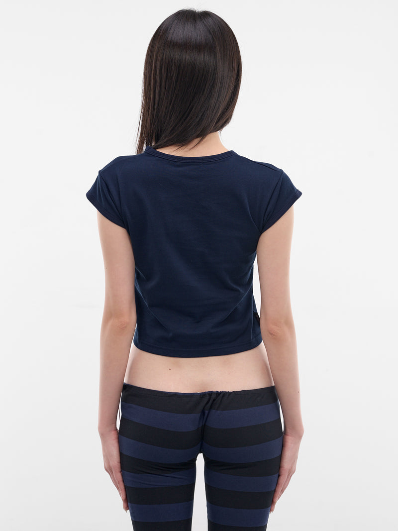 Navy Cotton Tiny Tee (AN002TP26SSNVY-NAVY)