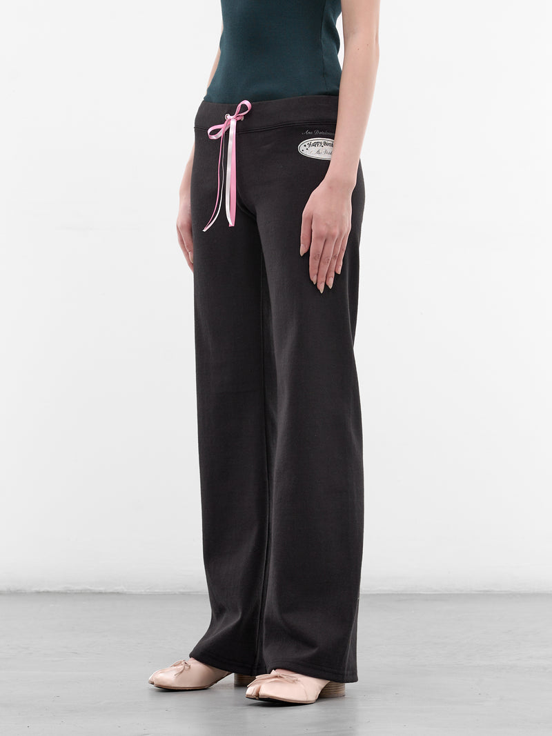 Brown Cotton Happy Birthday Pants (AN006PT26SSBRN-BROWN)