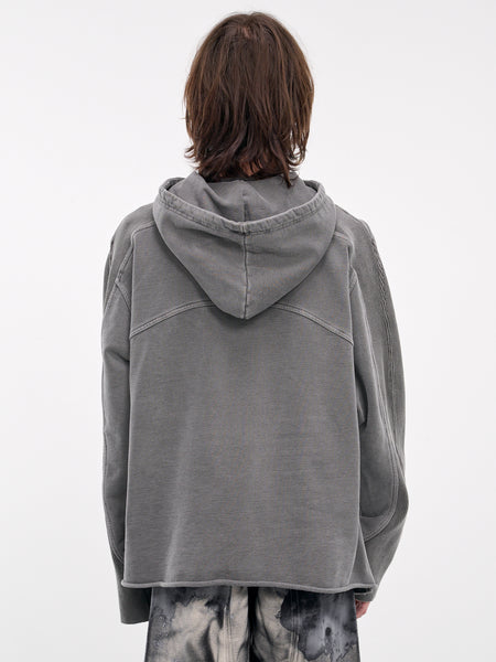 ★ADERERROR★ Block hoodie Charcoal Ader Error - NOLC Logo Hoodie | HBX - Globally Curated
