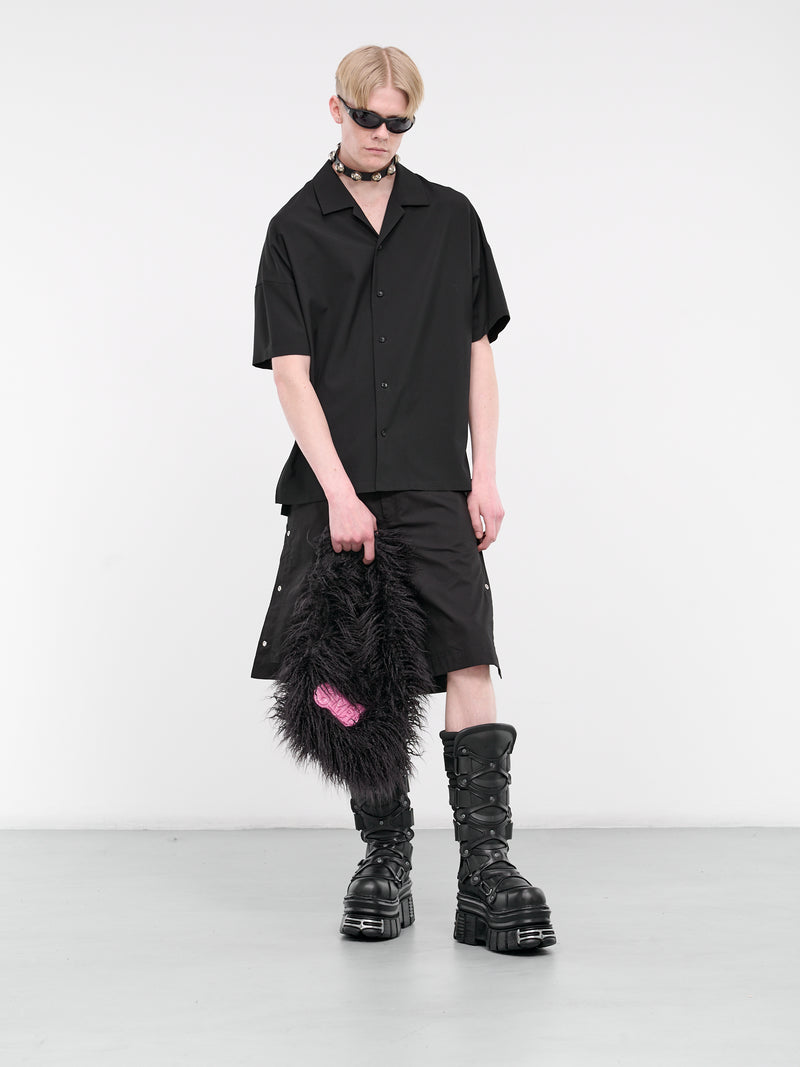 Oversized Wool Shirt (AS41-051-BLACK)
