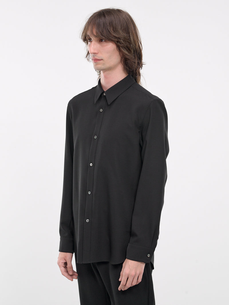 Pointed Collar Shirt (AS42-059-BLACK)
