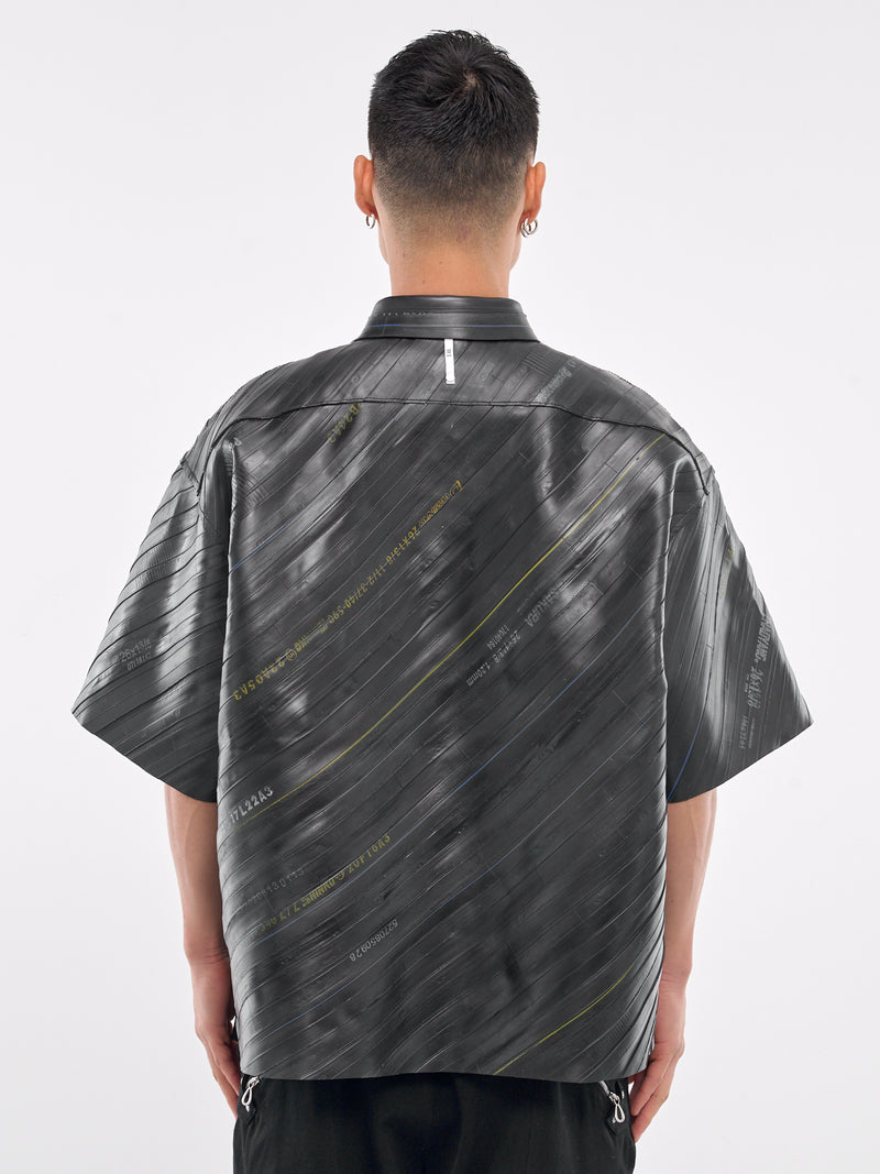 Rubber Short Sleeve Shirt (AT-CB4-LT1-990-BLACK)