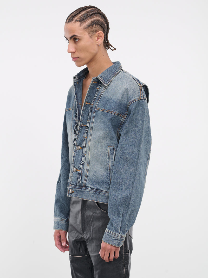 ANDERSSON BELL Denim Bomber Jacket | H. Lorenzo - side