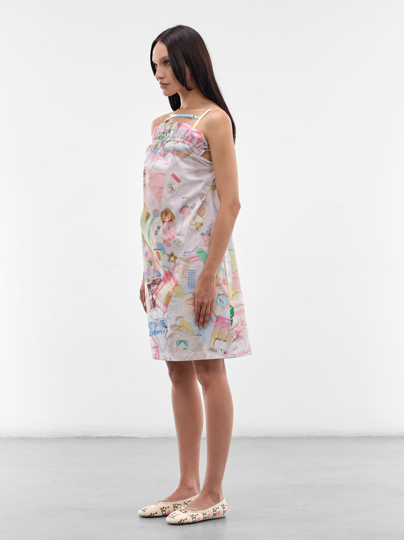 Treasures Pillow Slip Mini Dress (AWSS2600019-TREASURES)