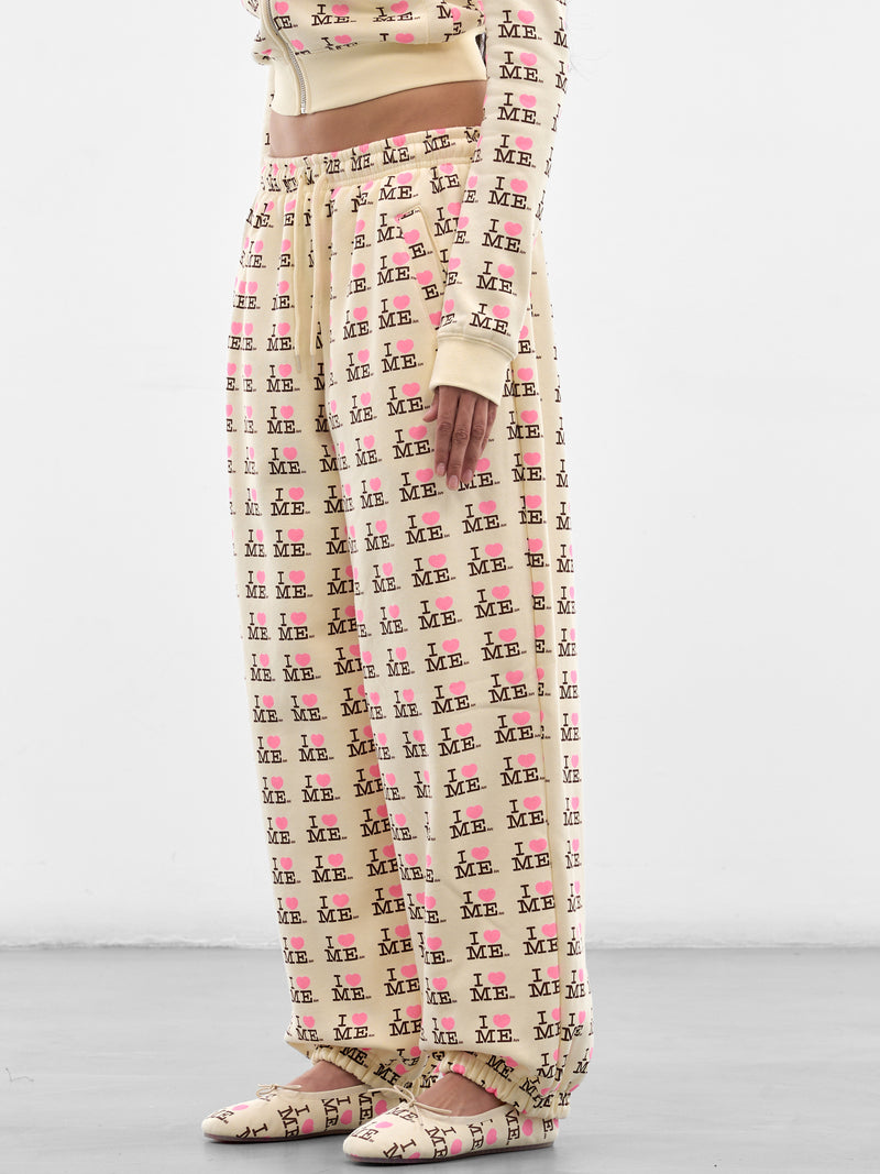 I Heart Me Baggy Joggers (AWSS2600096-I-HEART-YELLOW)