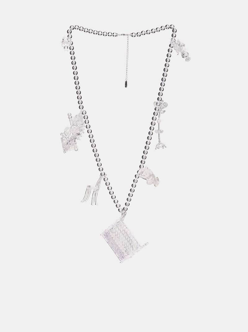 Clear Furniture Statement Necklace (AWSS2600173-CLEAR)