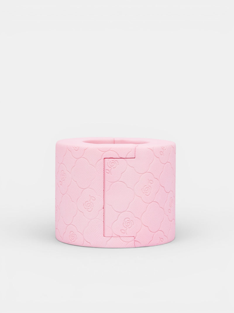 Pink Floral Paper Roll Bracelet (AWSS2600184-PINK)