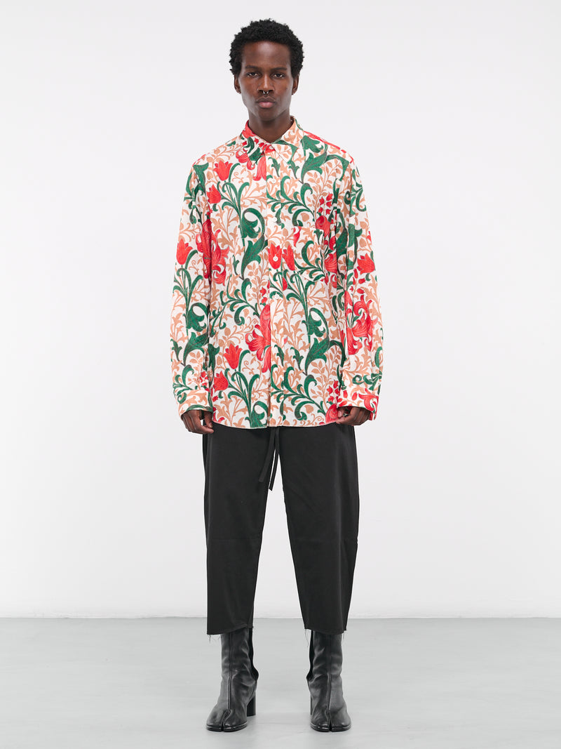 Floral Shirt (B-BL08-1-ECRU)