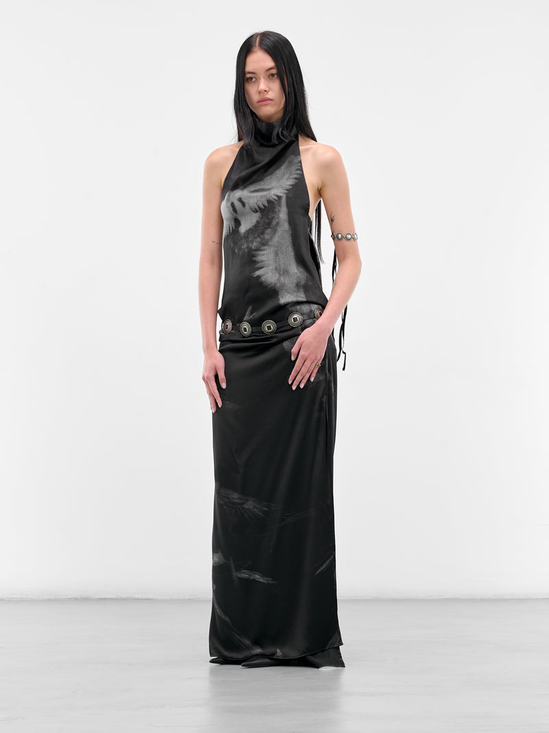 Black Leather Deci Concho Belt (B0013415-LT161-099-BLACK)