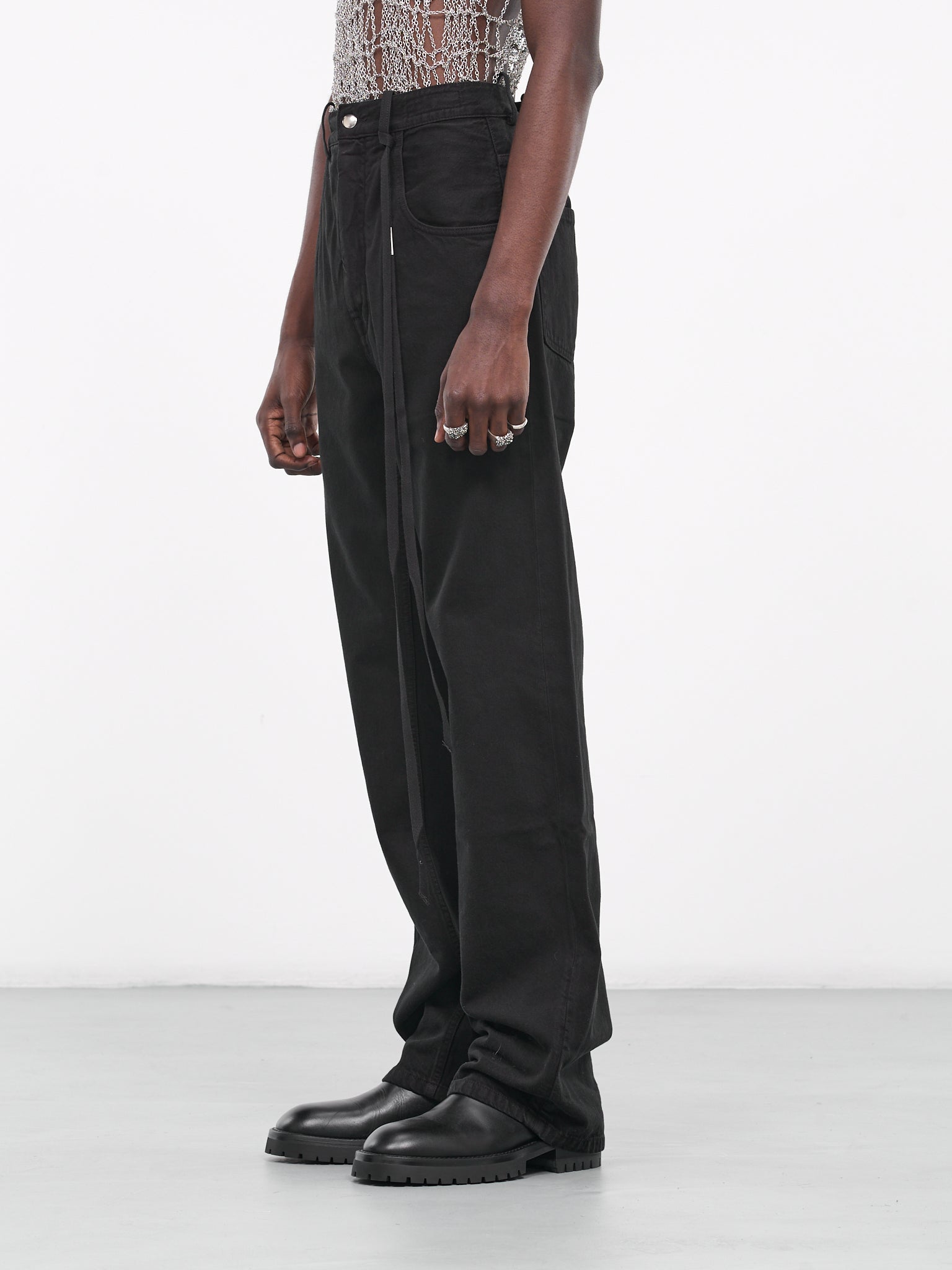 Ronald 5-Pockets Trousers (B0010309-FA038-099-BLACK)
