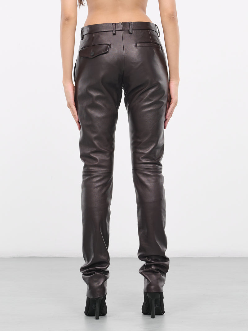 Shania Skinny Trousers (B0011424-LT117-038-AUBERGINE)