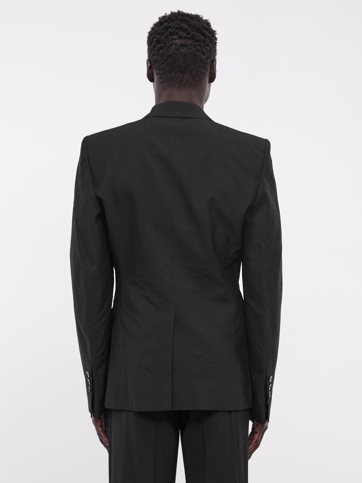 Serge Fitted Tailored Blazer (B0011679-FA423-BLACK)