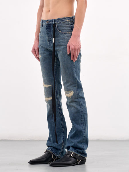 らら＊soor ploom retro jean, blue denim Soor Ploom Nova Jean in Light Wash Denim | Garmentory