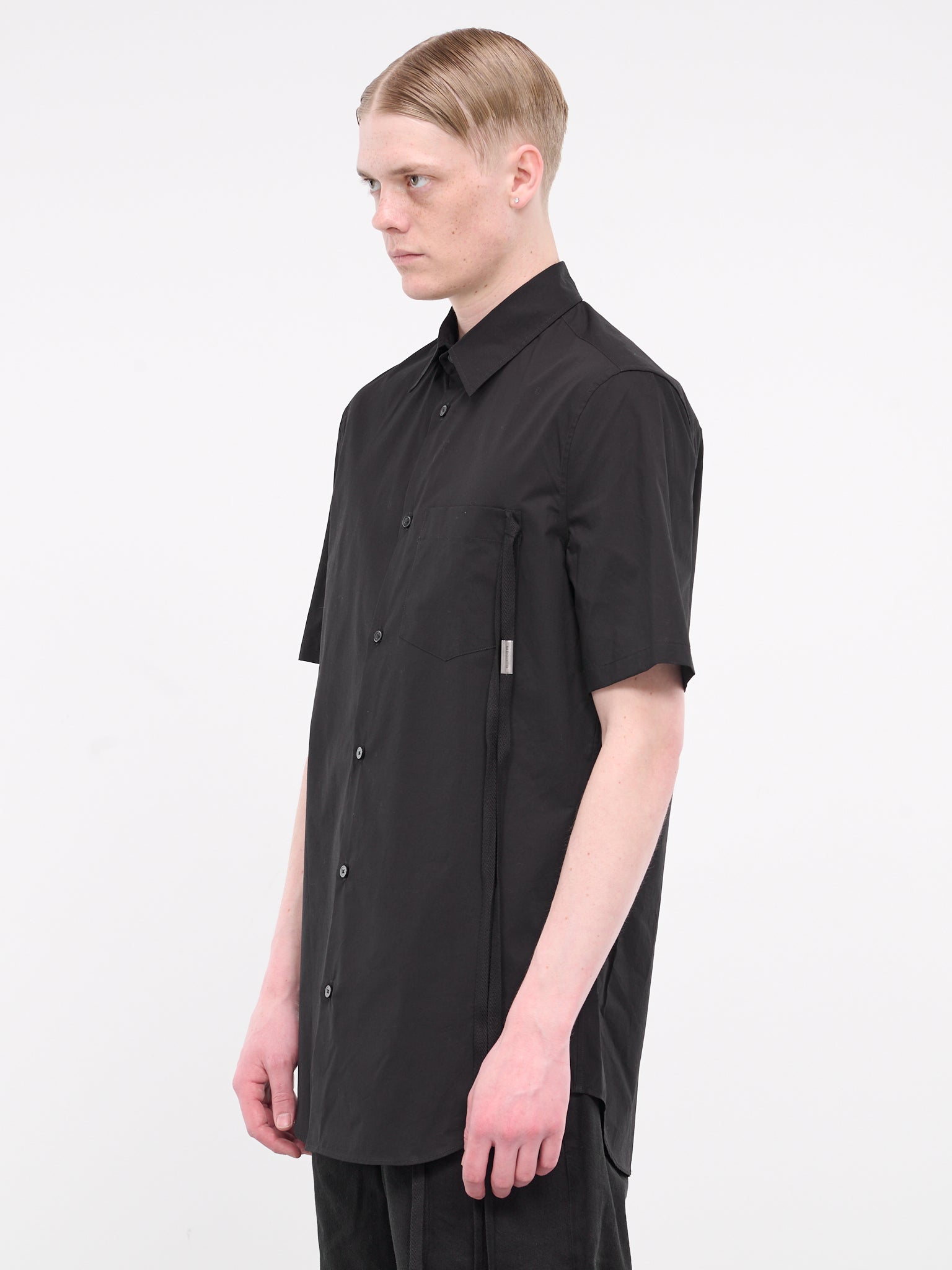 Caspar Short Sleeve Shirt (B0011758-FA422-BLACK)