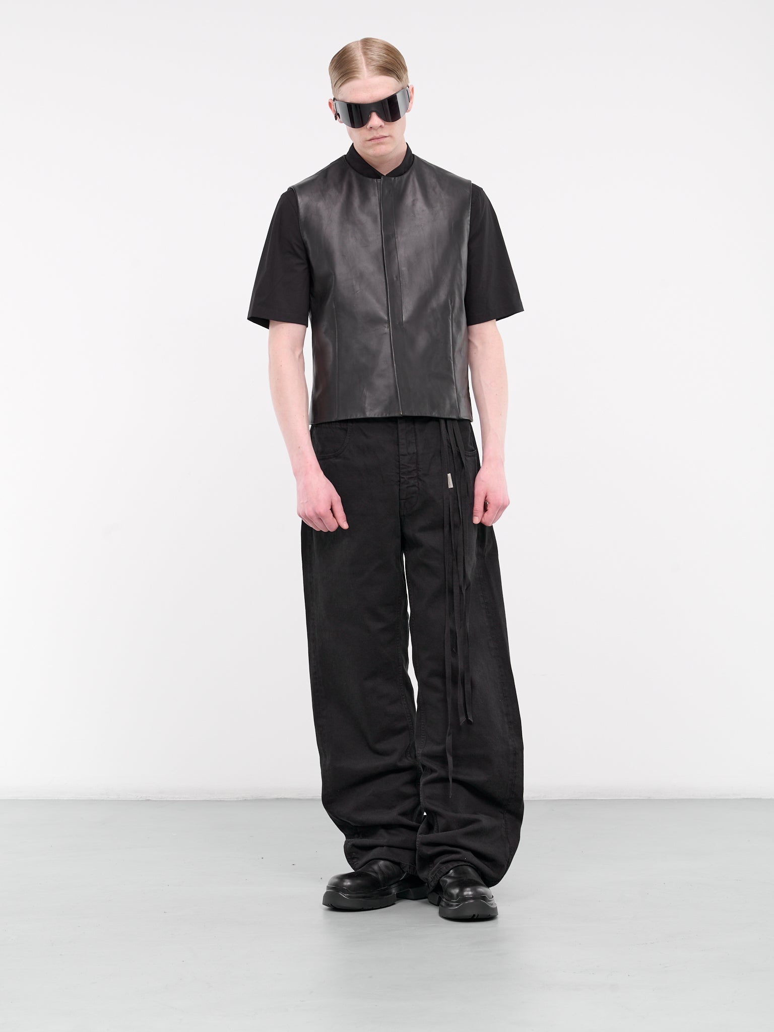 Caspar Short Sleeve Shirt (B0011758-FA422-BLACK)