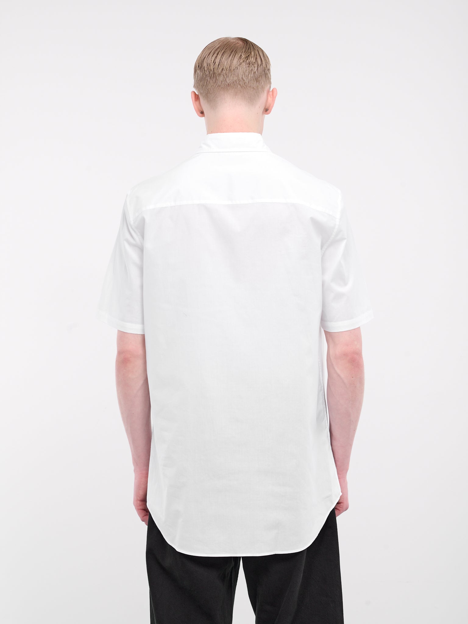 Caspar Short Sleeve`Shirt (B0011758-FA422-WHITE)