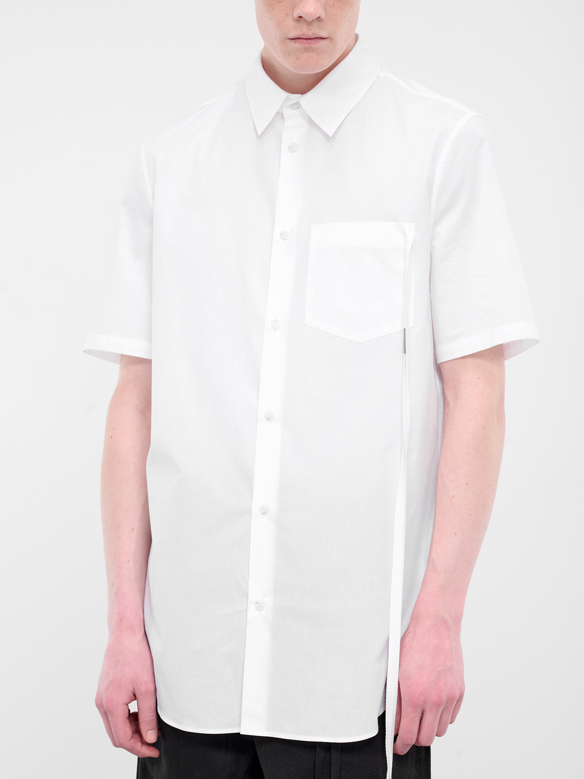 Caspar Short Sleeve`Shirt (B0011758-FA422-WHITE)