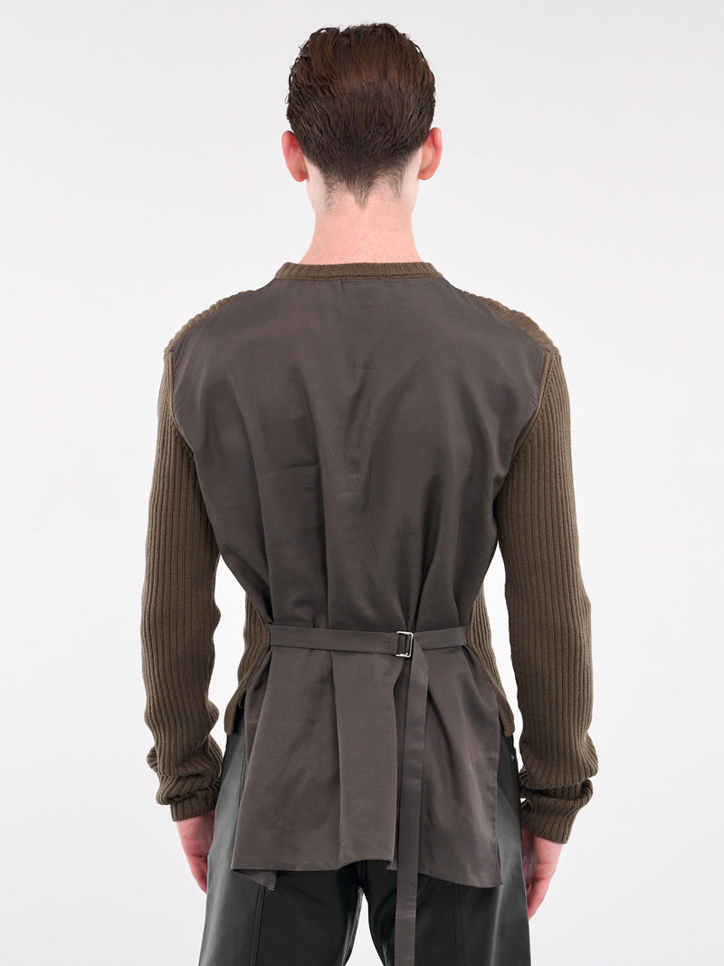 Thorvald Darted Sweater (B0012135-KN045-LODEN-GREEN)