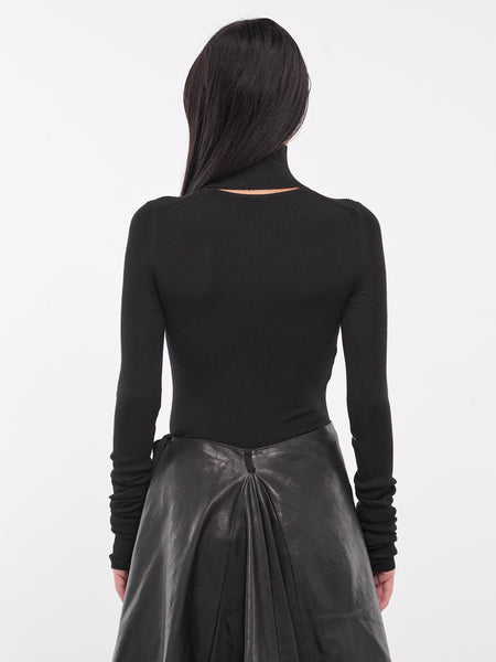 ドデカ　レディース　BLK M B0012284-KN043-