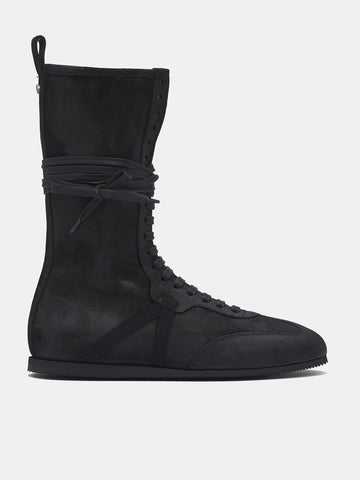 Lester 夢墨 Boron 800L Anniversary Fides High-Top Boxing Sneakers (B0012568-LT147-BLACK)