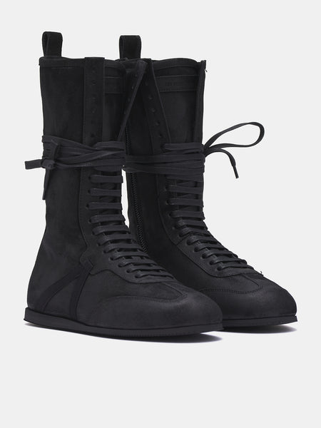 Fides High-Top Boxing Sneakers (B0012568-LT147-BLACK)