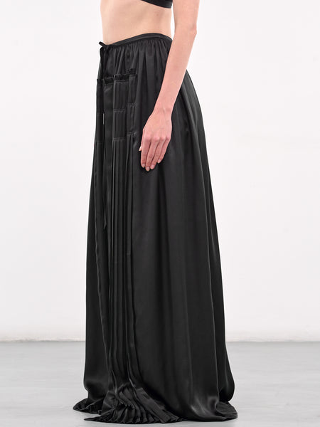 最も信頼できる Jonida (B0012795-FA624-BLACK) Skirt Maxi Pleated Clothing