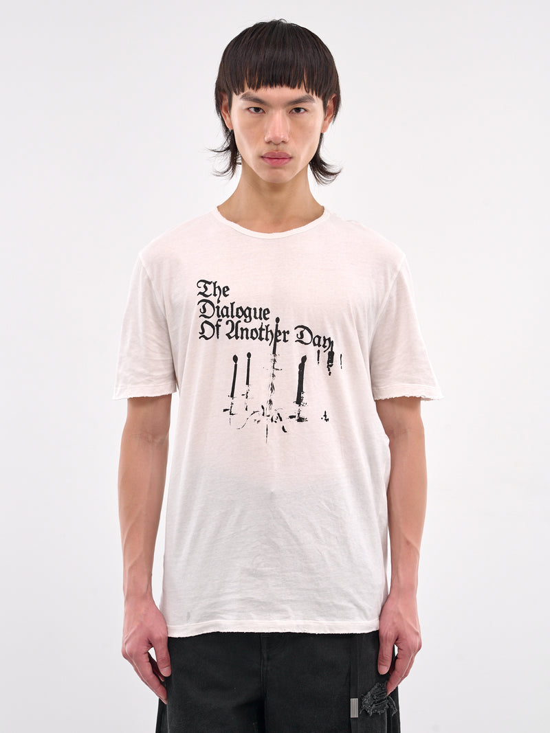 Baptist Chandelier Distressed Tee (B0012877-FA637-IVORY)