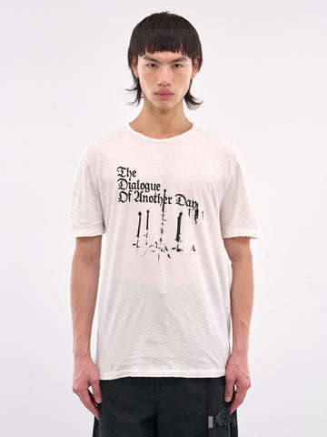レディース　ANN DEMEULEMEESTERライトグレーTシャツ　36 レディース ANN DEMEULEMEESTERライトグレーTシャツ 36