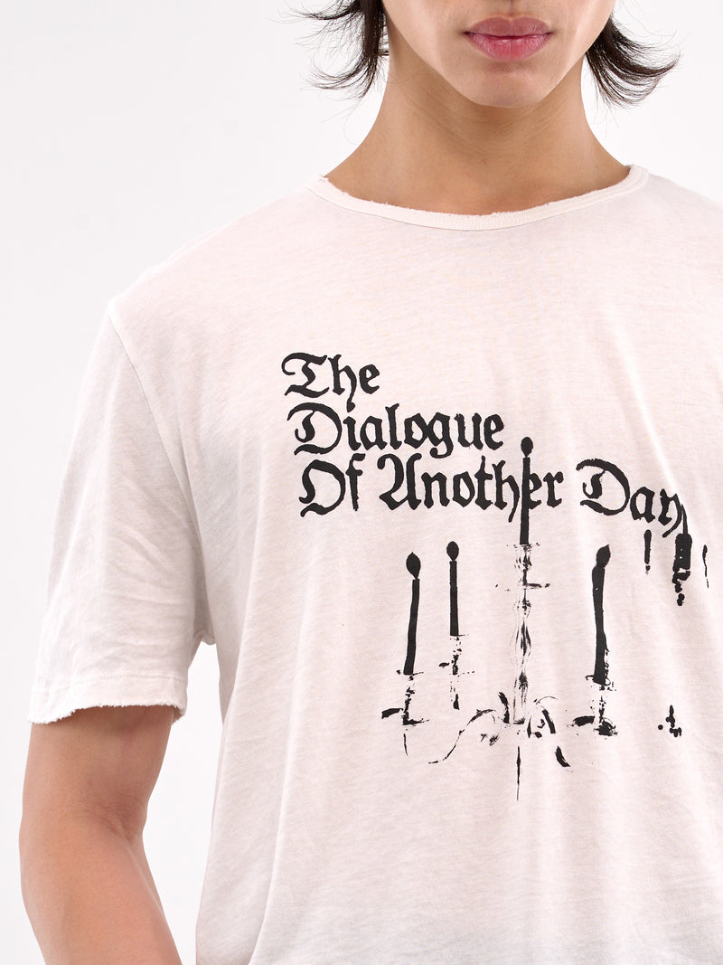 Baptist Chandelier Distressed Tee (B0012877-FA637-IVORY)
