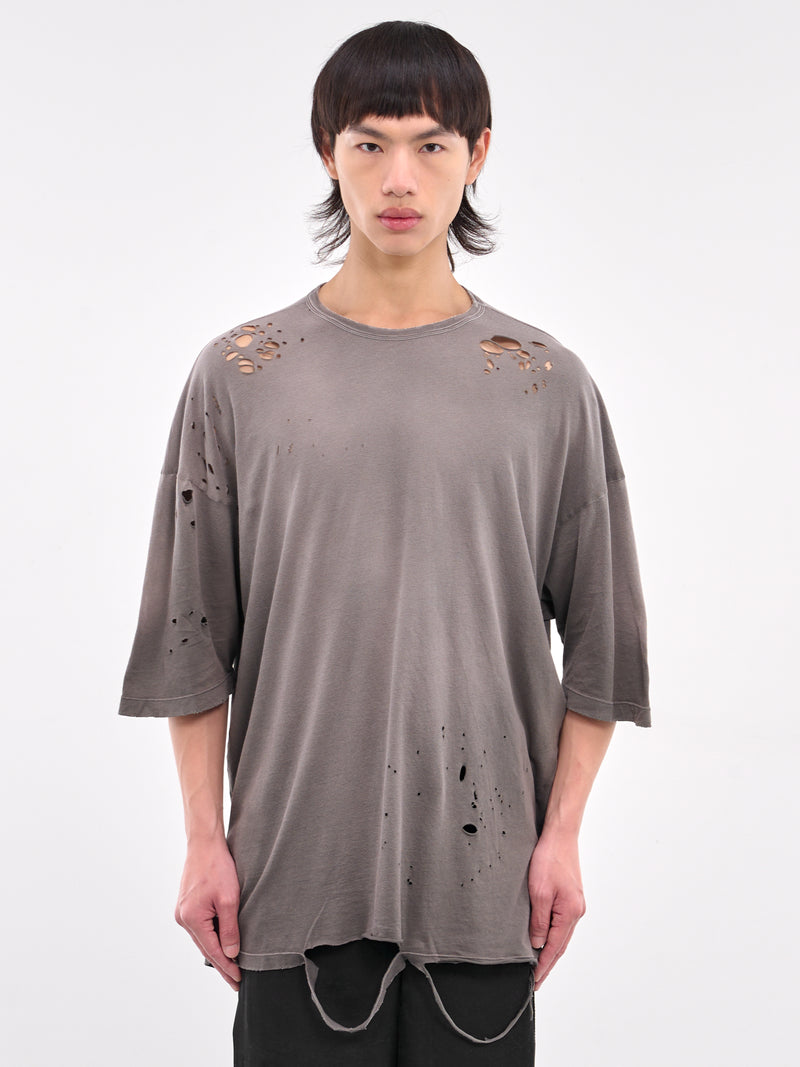 Dieter Distressed Tee (B0012881-FA638-CLOUDY-GREY)
