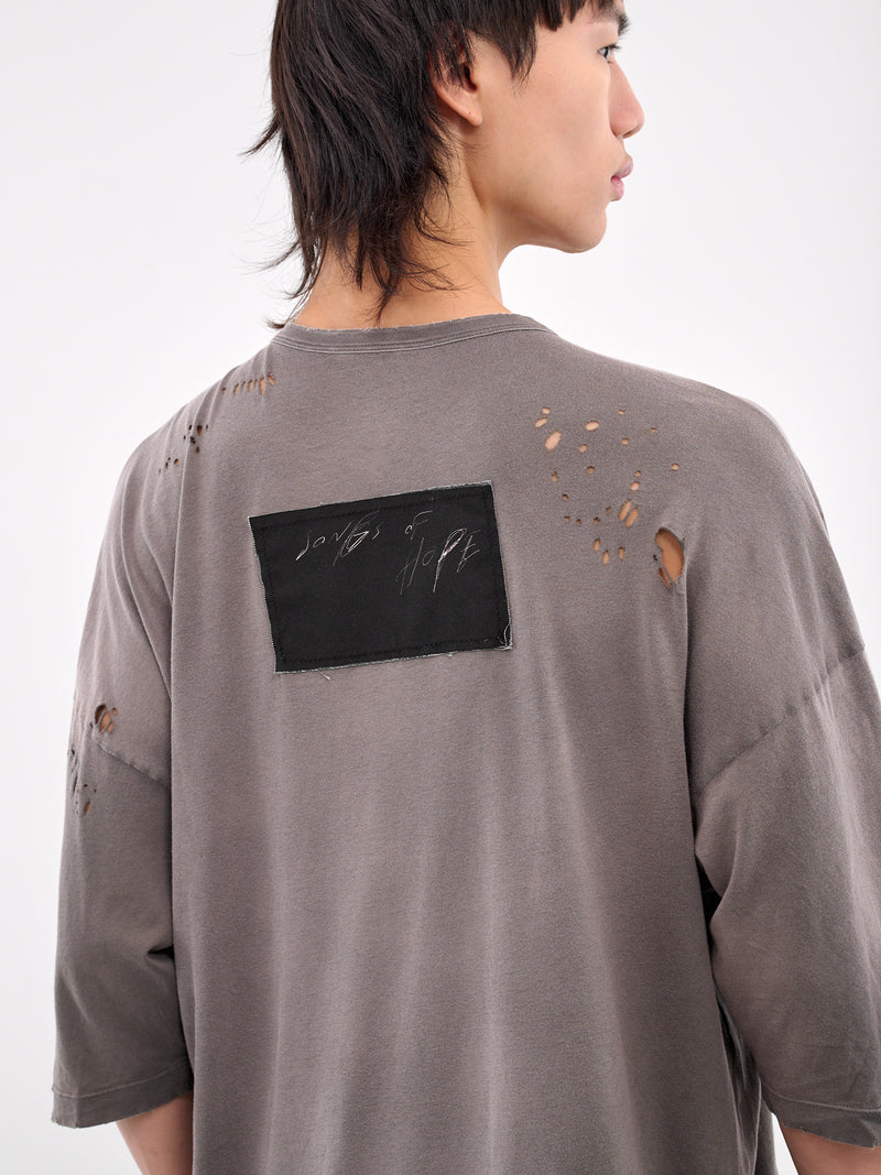 Dieter Distressed Tee (B0012881-FA638-CLOUDY-GREY)