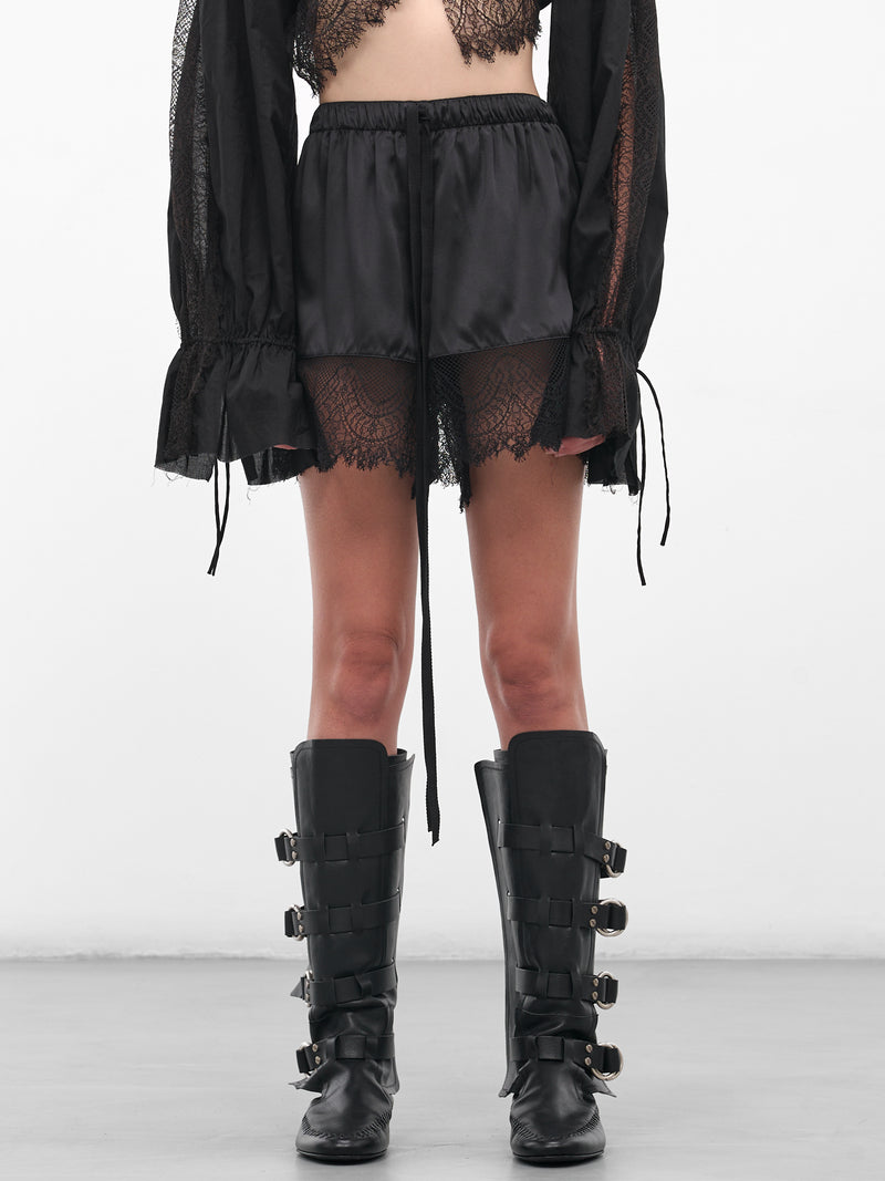 Black Vere Silk Micro Boxers (B0013629-FA134-BLACK)