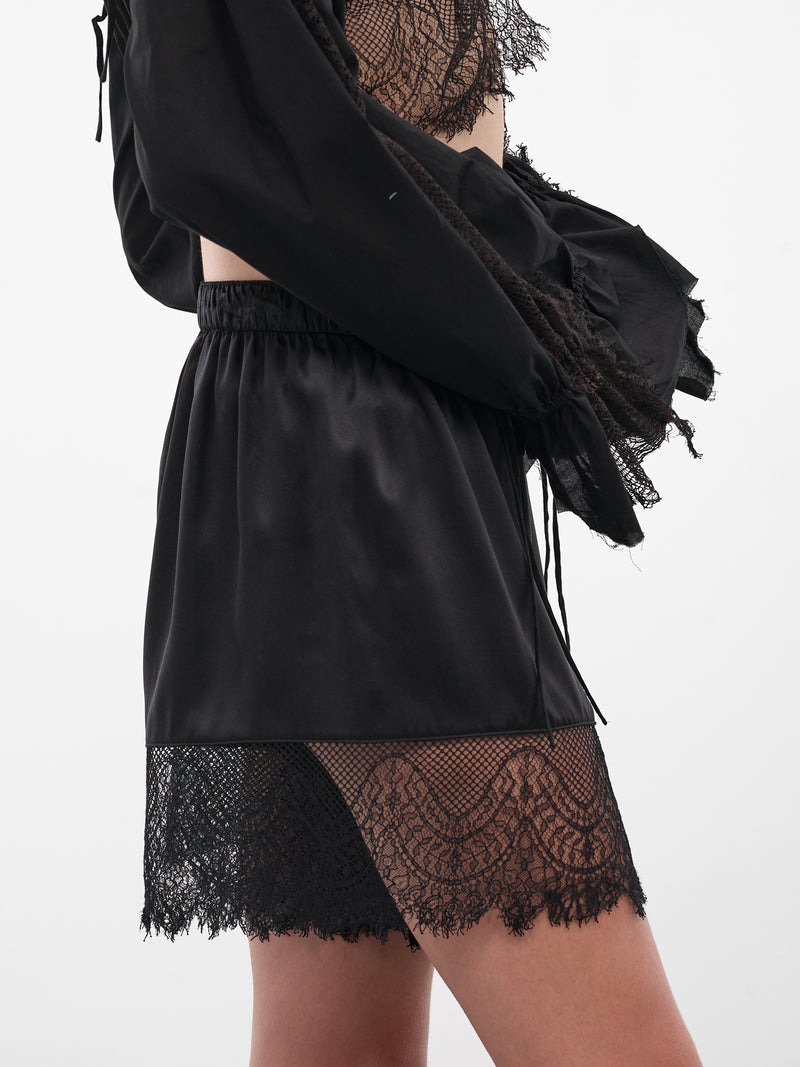 Black Vere Silk Micro Boxers (B0013629-FA134-BLACK)