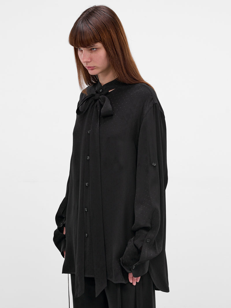 Dien Black Foulard Dot Shirt (B0013768-FA713-BLACK)