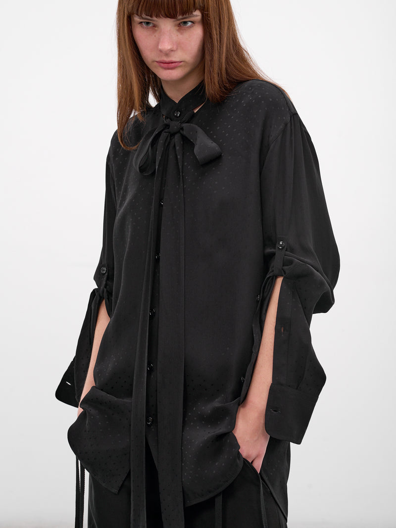 Dien Black Foulard Dot Shirt (B0013768-FA713-BLACK)