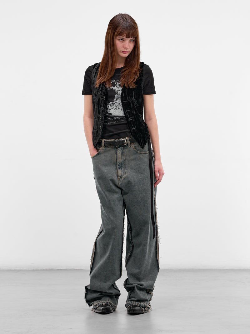 Floor Black 'Hollow Sound' Tee (B0013840-FA206-BLACK)