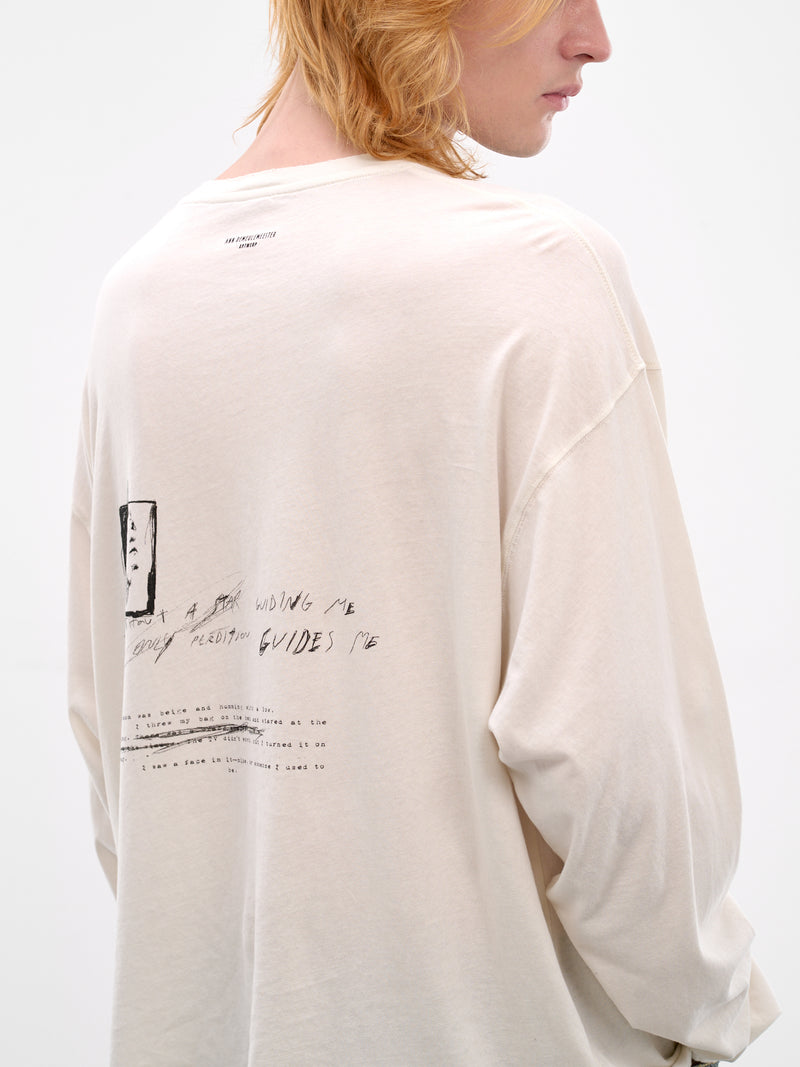 Emil Boxy Sketch Graphic Tee (B0013917-FA637-IVORY)