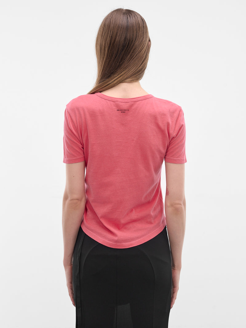 Floor Red Graphic Micro Tee (B0013924-FA740-REBEL-RED)