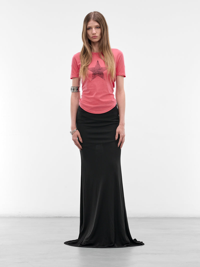 Floor Red Graphic Micro Tee (B0013924-FA740-REBEL-RED)