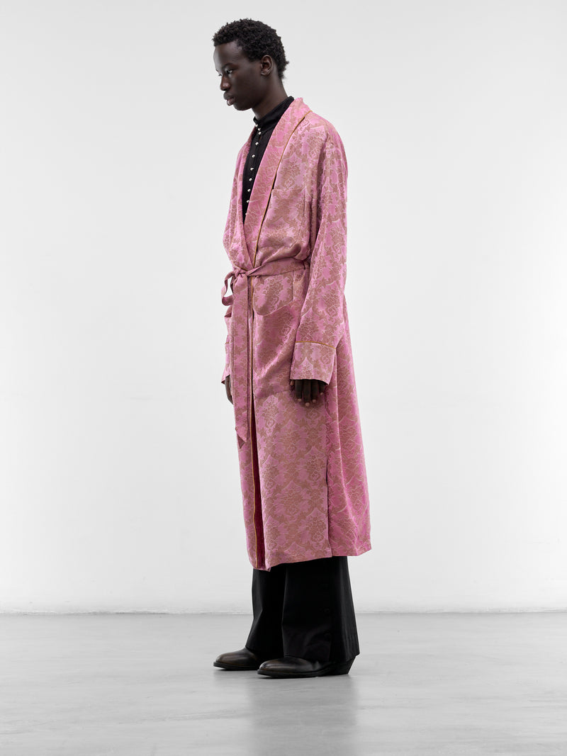 Vorm Fluid Belted Lounge Coat (B0013927-FA730-BLOOM-PINK)