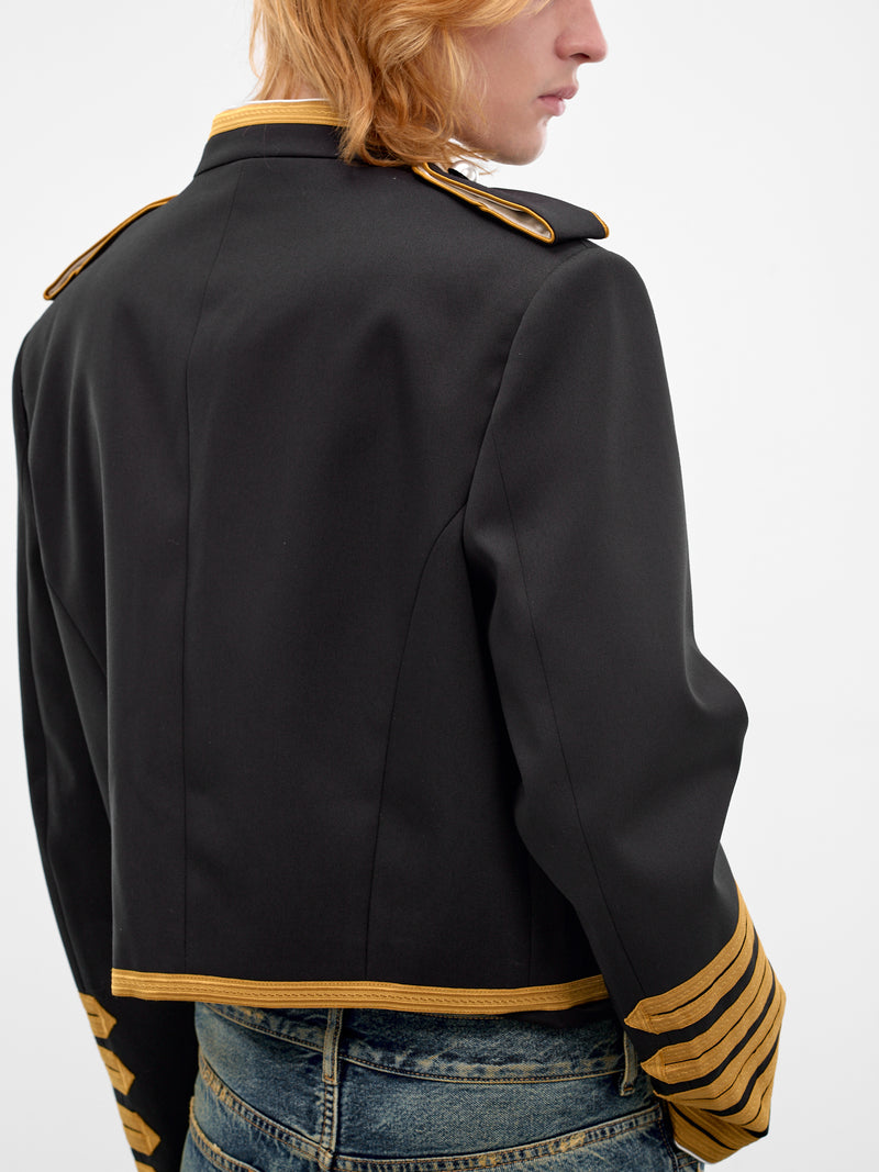 Set Black Embroidered Marsina Jacket (B0013932-FA709-BLACK)