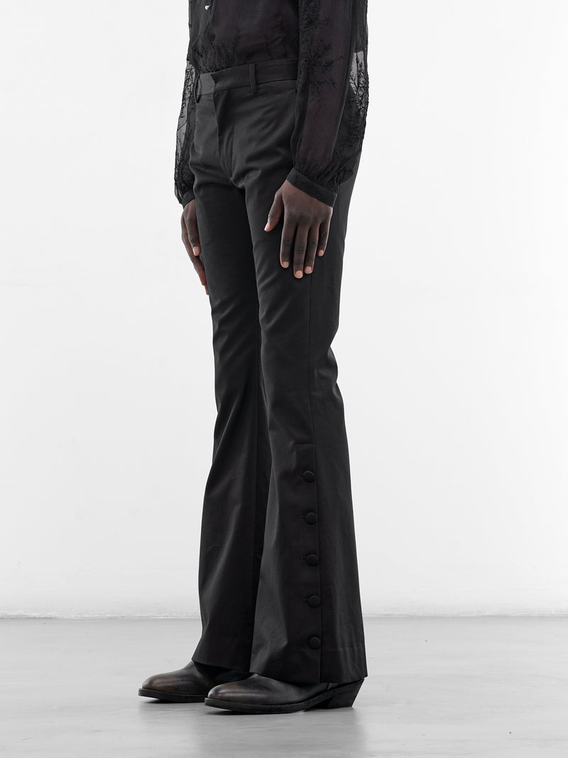 Black Vald Slim Bootcut Trousers (B0013936-FA709-BLACK)