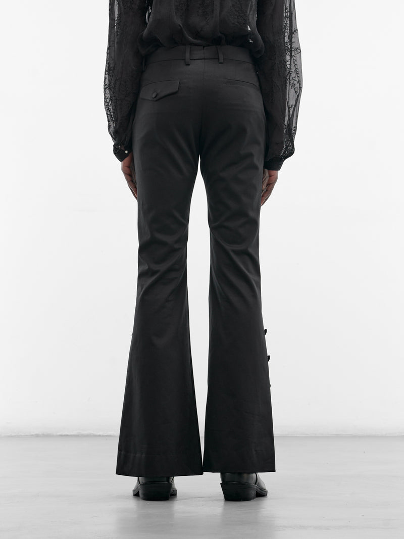 Black Vald Slim Bootcut Trousers (B0013936-FA709-BLACK)