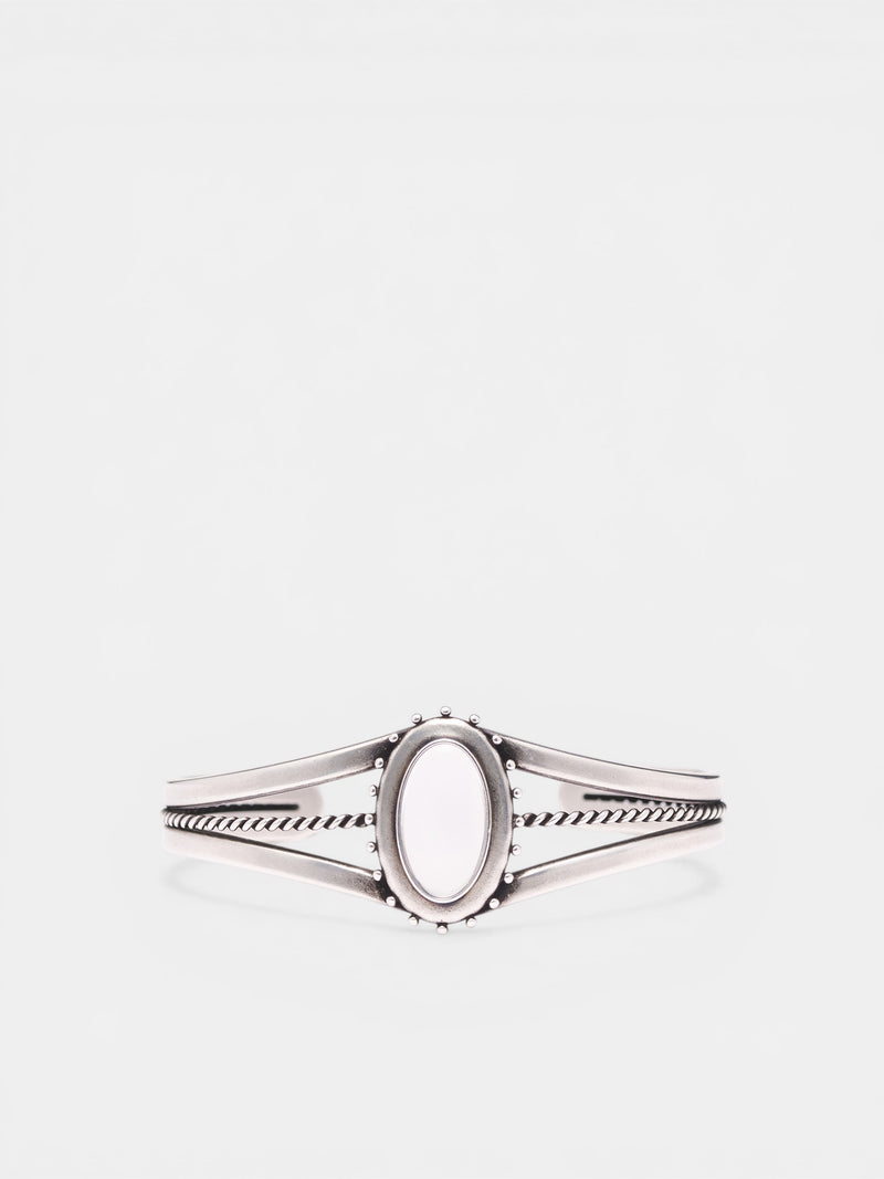 Fern Silver Cuff Bracelet (B0014124-JW020-ANTIQUE-SILVER)